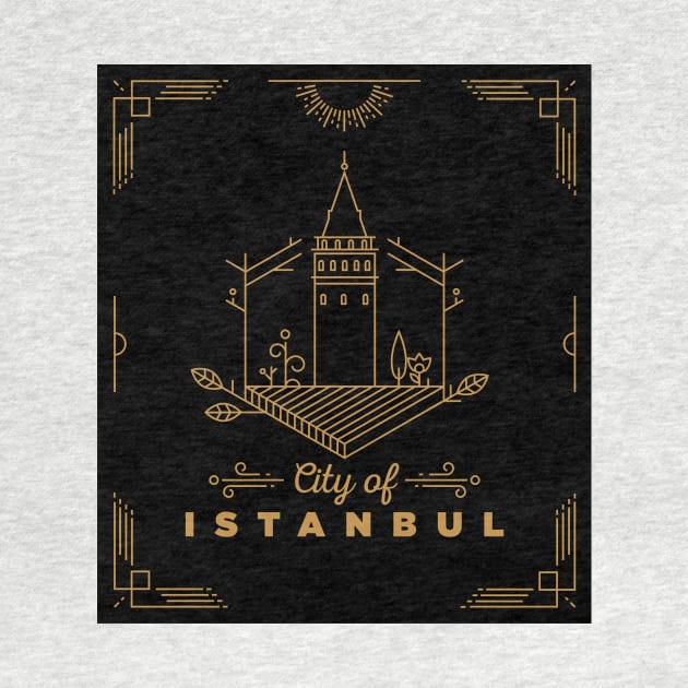 Istanbul City Monogram by kursatunsal